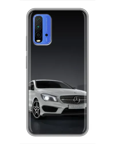 Чохол для Xiaomi Redmi 9T з картинкою «Mercedes AMG GT Silver»