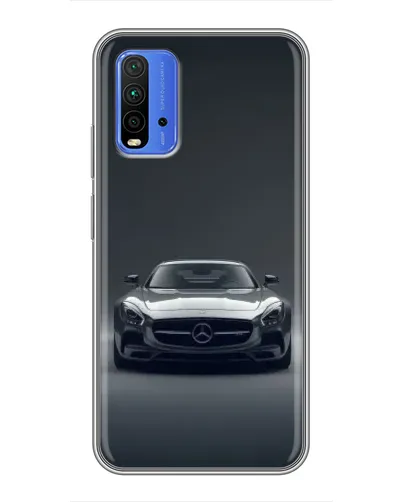 Чехол для Xiaomi Redmi 9T с картинкой «Mercedes на черном» Чехол для Xiaomi Redmi 9T с картинкой «Mercedes на черном»