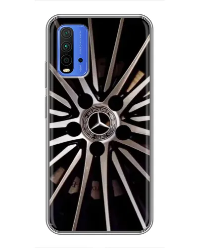 Чехол для Xiaomi Redmi 9T с картинкой «Диск Mercedes» Чехол для Xiaomi Redmi 9T с картинкой «Диск Mercedes»