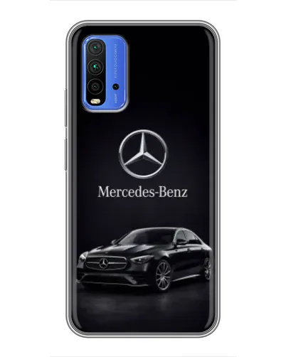 Чохол для Xiaomi Redmi 9T з картинкою «Mercedes — решітка радіатора»