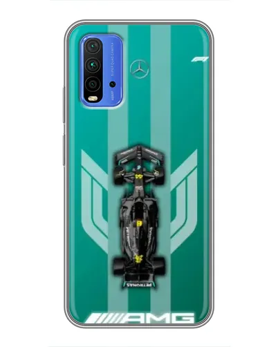 Чохол для Xiaomi Redmi 9T з картинкою «Mercedes AMG Petronas»