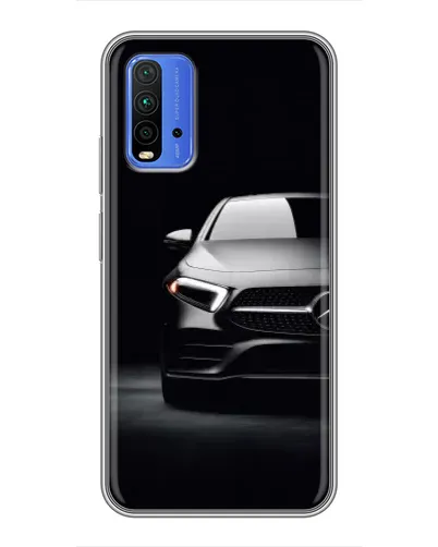 Чохол для Xiaomi Redmi 9T з картинкою «Світло фар Mercedes»