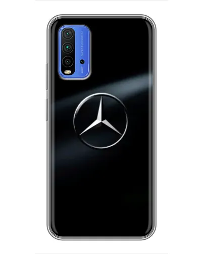 Чохол для Xiaomi Redmi 9T з картинкою «Mercedes на металі»