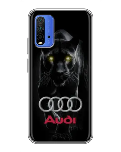 Чохол для Xiaomi Redmi 9T з картинкою «Пантера та Audi»