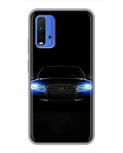 Чохол для Xiaomi Redmi 9T з картинкою «Audi в неоні»