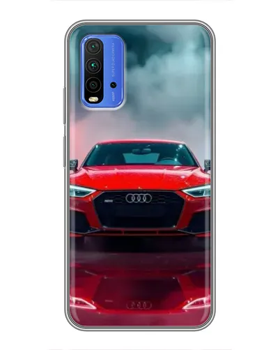 Чохол для Xiaomi Redmi 9T з картинкою «Audi RS — червоний стиль»