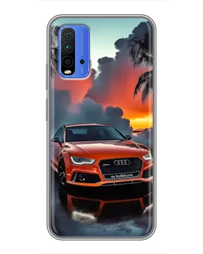 Чохол для Xiaomi Redmi 9T з картинкою «Audi — захід сонця»