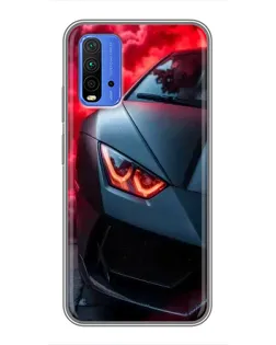 Чохол для Xiaomi Redmi 9T з картинкою «Lamborghini червоне сяйво» Чохол для Xiaomi Redmi 9T з картинкою «Lamborghini червоне сяйво»