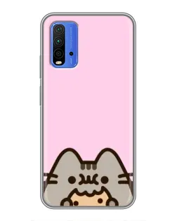 Чохол для Xiaomi Redmi 9T з картинкою «Pusheen та печиво» Чохол для Xiaomi Redmi 9T з картинкою «Pusheen та печиво»
