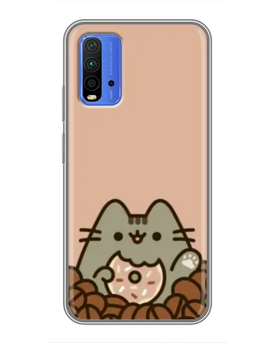 Чохол для Xiaomi Redmi 9T з картинкою «Кавовий Пушин»