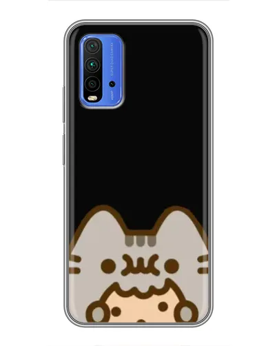 Чохол для Xiaomi Redmi 9T з картинкою «Пушин на чорному»