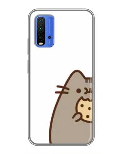 Чохол для Xiaomi Redmi 9T з картинкою «Пушин з печивом»