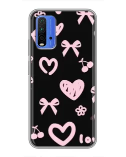 Чохол для Xiaomi Redmi 9T з картинкою «Сатиновий бант»