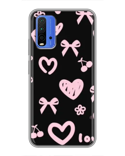Чохол для Xiaomi Redmi 9T з картинкою «Сатиновий бант»