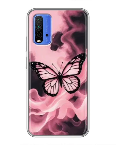 Чехол для Xiaomi Redmi 9T с картинкой «Бабочка в дыму» Чехол для Xiaomi Redmi 9T с картинкой «Бабочка в дыму»
