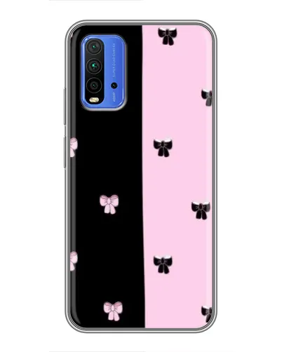 Чохол для Xiaomi Redmi 9T з картинкою «Контрастні банти»