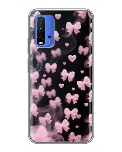 Чохол для Xiaomi Redmi 9T з картинкою «Неонове мереживо»