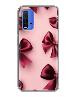 Чохол для Xiaomi Redmi 9T з картинкою «Бордовий атлас»