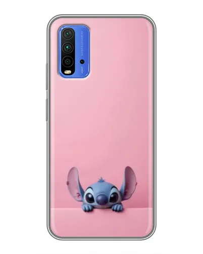 Чехол для Xiaomi Redmi 9T с картинкой «Stitch выглядывает» Чехол для Xiaomi Redmi 9T с картинкой «Stitch выглядывает»
