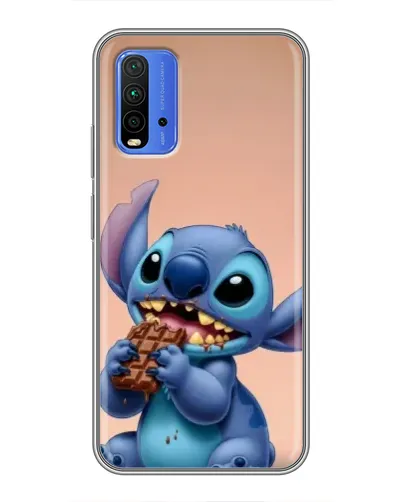 Чехол для Xiaomi Redmi 9T с картинкой «Стич ест шоколад» Чехол для Xiaomi Redmi 9T с картинкой «Стич ест шоколад»