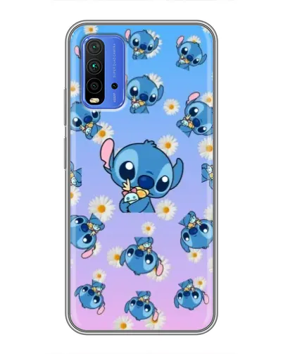 Чехол для Xiaomi Redmi 9T с картинкой «Паттерн со Стичем» Чехол для Xiaomi Redmi 9T с картинкой «Паттерн со Стичем»