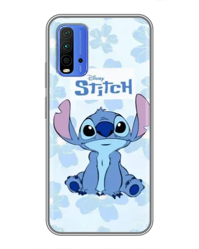 Чехол для Xiaomi Redmi 9T с картинкой «Stitch среди цветов» Чехол для Xiaomi Redmi 9T с картинкой «Stitch среди цветов»