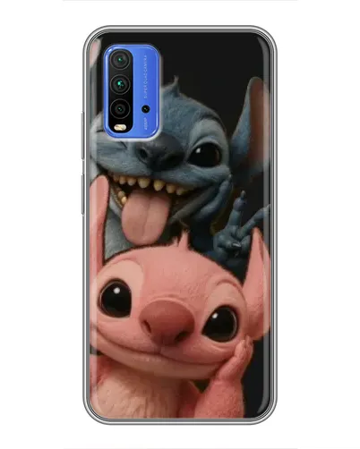 Чехол для Xiaomi Redmi 9T с картинкой «Стич и Ангел» Чехол для Xiaomi Redmi 9T с картинкой «Стич и Ангел»
