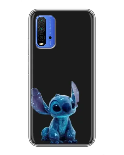Чехол для Xiaomi Redmi 9T с картинкой «Стич на черном» Чехол для Xiaomi Redmi 9T с картинкой «Стич на черном»