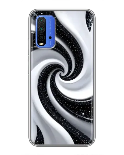 Чохол для Xiaomi Redmi 9T з картинкою «Чорно-біла спіраль» Чохол для Xiaomi Redmi 9T з картинкою «Чорно-біла спіраль»