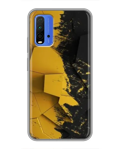 Чохол для Xiaomi Redmi 9T з картинкою «Золоті уламки геометрії» Чохол для Xiaomi Redmi 9T з картинкою «Золоті уламки геометрії»