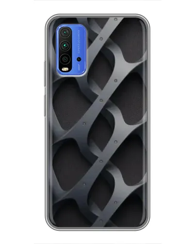 Чохол для Xiaomi Redmi 9T з картинкою «Об'ємне сіре плетіння» Чохол для Xiaomi Redmi 9T з картинкою «Об'ємне сіре плетіння»