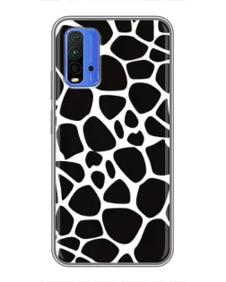 Чохол для Xiaomi Redmi 9T з картинкою «Чорно-білий жираф»