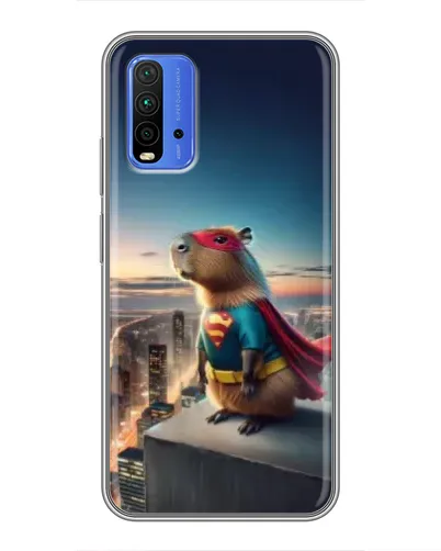 Чохол для Xiaomi Redmi 9T з картинкою «Капі-мен супергерой» Чохол для Xiaomi Redmi 9T з картинкою «Капі-мен супергерой»