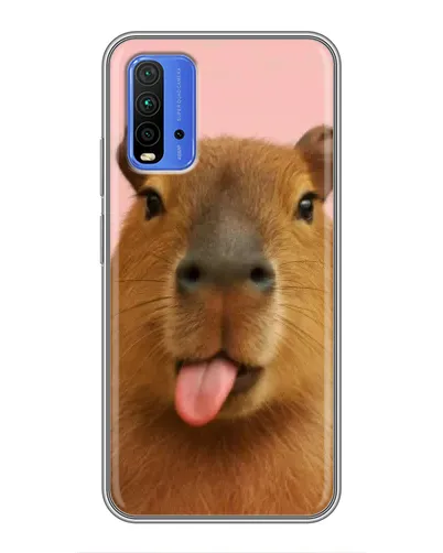 Чохол для Xiaomi Redmi 9T з картинкою «Капібара з язиком» Чохол для Xiaomi Redmi 9T з картинкою «Капібара з язиком»