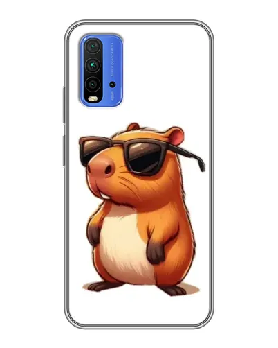 Чохол для Xiaomi Redmi 9T з картинкою «Капібара в окулярах» Чохол для Xiaomi Redmi 9T з картинкою «Капібара в окулярах»