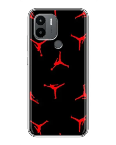 Чехол для Xiaomi Redmi A1 Plus с картинкой «Jordan Red Pattern»