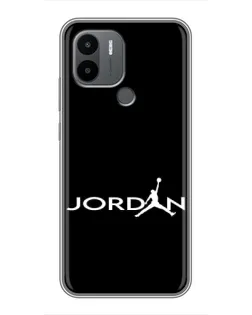 Чехол для Xiaomi Redmi A1 Plus с картинкой «Jordan White Logo»