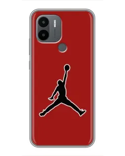 Чехол для Xiaomi Redmi A1 Plus с картинкой «Jordan Red Back»