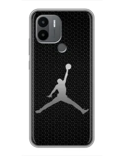 Чехол для Xiaomi Redmi A1 Plus с картинкой «Jordan Dark Carbon»