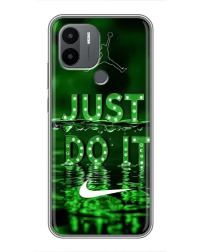 Чехол для Xiaomi Redmi A1 Plus с картинкой «Зеленый неоновый Nike»