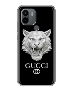 Чохол для Xiaomi Redmi A1 Plus з картинкою «Gucci — срібний лев»