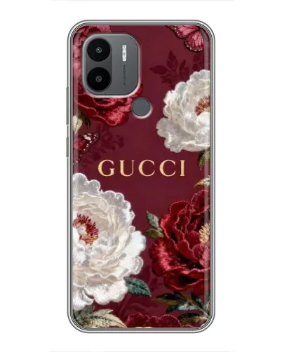 Чохол для Xiaomi Redmi A1 Plus з картинкою «Gucci — бордові троянди» Чохол для Xiaomi Redmi A1 Plus з картинкою «Gucci — бордові троянди»