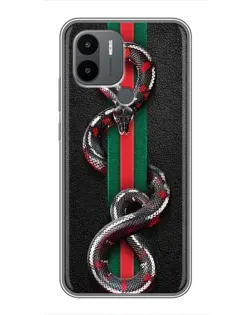 Чохол для Xiaomi Redmi A1 Plus з картинкою «Gucci — змія на смузі»