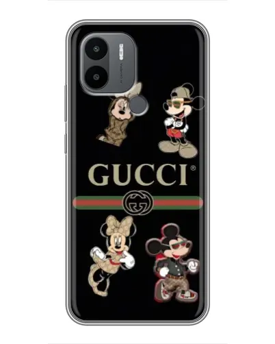 Чохол для Xiaomi Redmi A1 Plus з картинкою «Gucci — герої Disney та монограма» Чохол для Xiaomi Redmi A1 Plus з картинкою «Gucci — герої Disney та монограма»