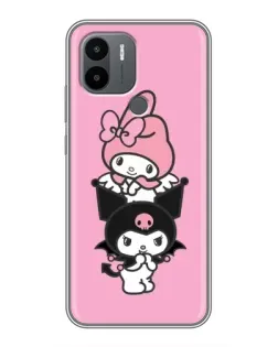 Чохол для Xiaomi Redmi A1 Plus з картинкою «My Melody та Kuromi»