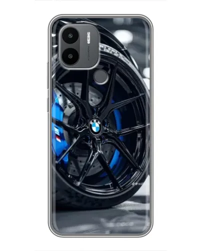Чехол для Xiaomi Redmi A1 Plus с картинкой «Колесо BMW вблизи»