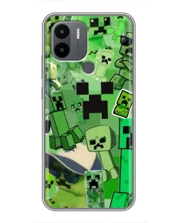 Чохол для Xiaomi Redmi A1 Plus з картинкою «Кріпери Minecraft»