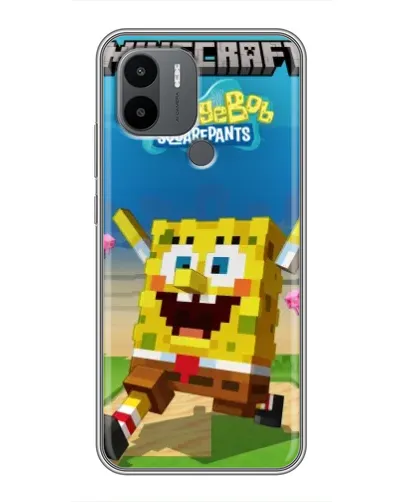 Чохол для Xiaomi Redmi A1 Plus з картинкою «Губка Боб Minecraft» Чохол для Xiaomi Redmi A1 Plus з картинкою «Губка Боб Minecraft»