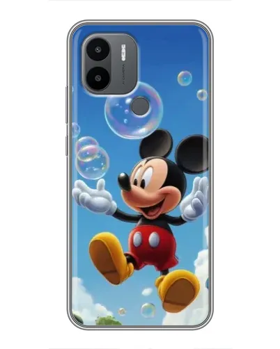 Чехол для Xiaomi Redmi A1 Plus с картинкой «Mickey и мыльные пузыри»