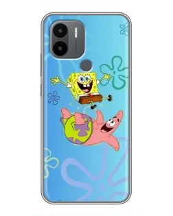 Чехол для Xiaomi Redmi A1 Plus с картинкой «Спанч Боб и Патрик»